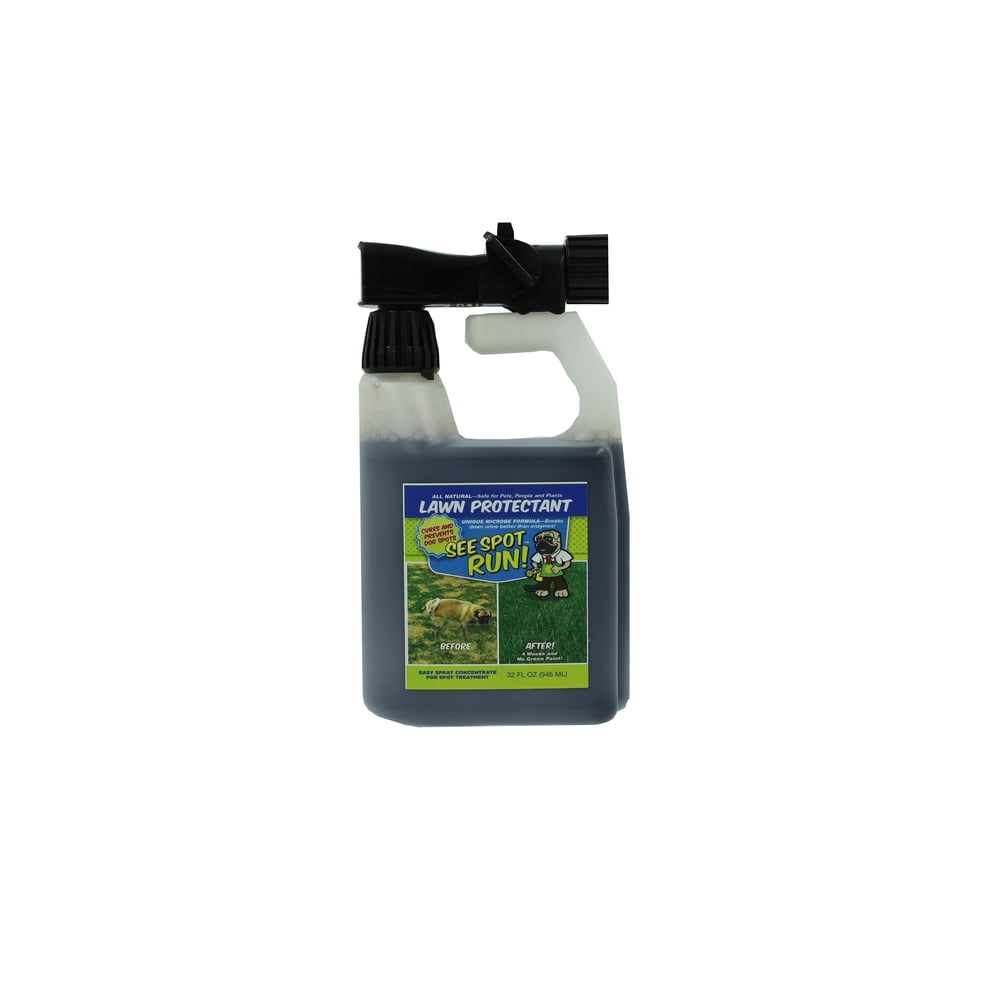 See Spot Run Lawn Protectant Cures and Prevents Dog Urine Spots. Safe