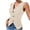 Beige, variant on Wenini Women's Vest Blazer Sleeveless Button Down V Neck Casual Slim Tank Top Summer Work Tops, Wine S