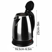 ICQOVD New Stainless Steel 2L Electric Kettle Household Electric Kettle Automatic Power off Kettle Health Kettle