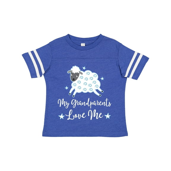 Inktastic My Grandparents Love Me Grandson Boys or Girls Toddler T-Shirt