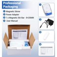 thumbnail image 5 of Ultra-Flat Magnetic Stirrer, Magnetic Stir Plate Mini Lab Stirrers 50-1500 RPM | NO Heating | 100-240 V | Max. Stirring Capacity: 800 mL, 5 of 9