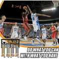 thumbnail image 6 of Basketball Medal Holder Trophy Shelf Medal Hanger Display with Shelf Stand Ribbon Organizer Sports 3 Rows Wall Mount Hold 60+ Medals for Players Football Running Swimming Awards Rack, 6 of 8