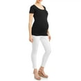 thumbnail image 3 of Times Two Ruched Sides Maternity T-shirt, 3 of 4