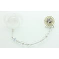 thumbnail image 1 of Clear Swarovski Filigree Pacifier Clip with Swarovski Crystal Beads, 1 of 2
