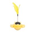 thumbnail image 2 of Cat Turntable Toy 360 Degree Rotation Relieve Boredom Interesting Interactive Cat Toy With Feather For Cat Supplies, 2 of 8