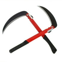 16" Folding Sickle Cutter Remover Hand Scythe Blade Farm Yard Grass Triming Tool