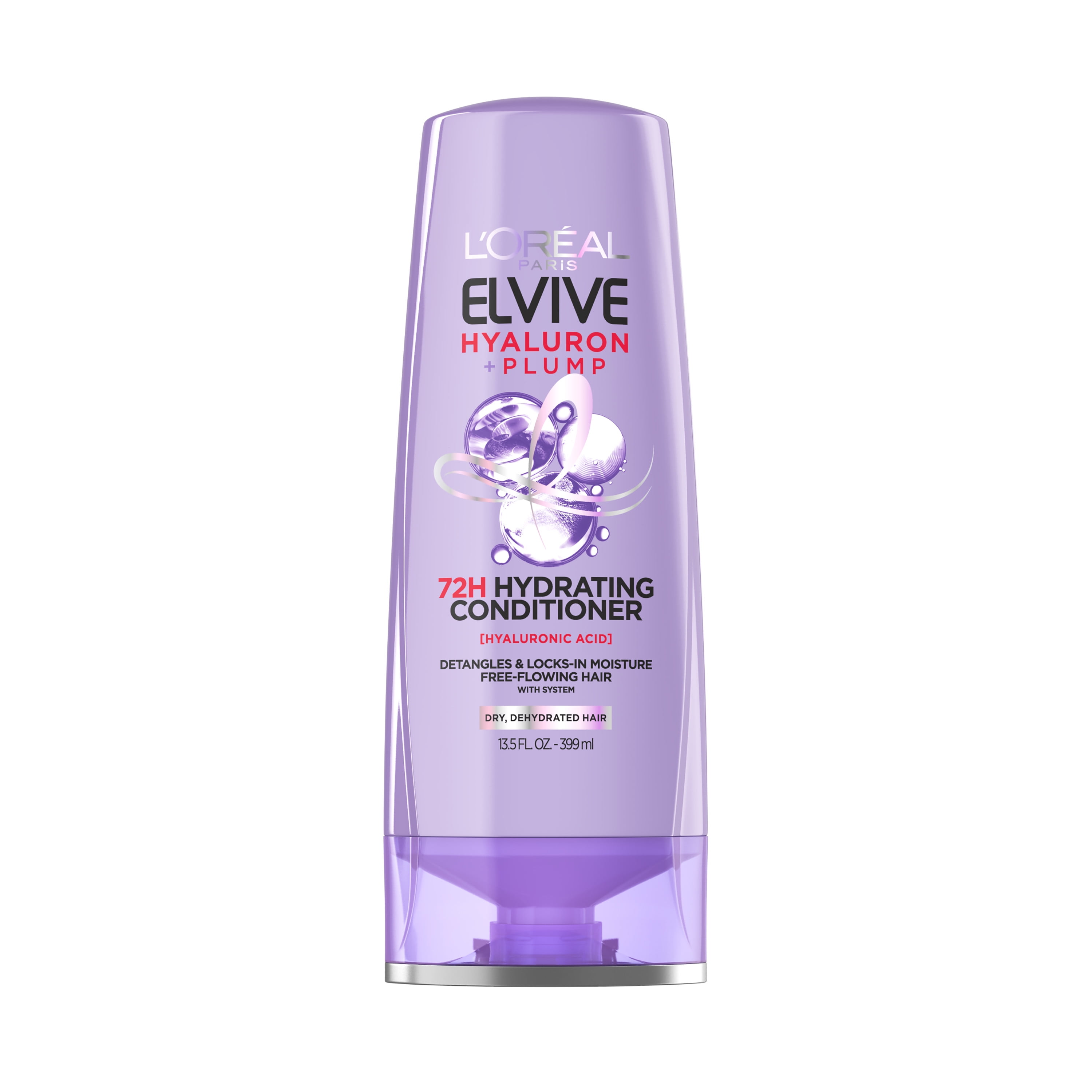 L'Oreal Paris Elvive Hyaluron + Plump Hydrating Conditioner, Paraben-Free, 13.5 fl oz