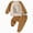 H554-Brown, variant on TOWED22 Toddler Baby Boy Clothes Fall Winter Sweatshirt Pants 2 Piece Set Infant Color Block Long Sleeve Top Suit Outfits,Blue,0-6 M