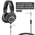 thumbnail image 2 of Replacement Upgrade Cable for Audio Technica ATH-M40x, ATH-M50x, ATH-M60x, ATH-M70x Headphones Pure Copper Woven Cable (1.8m/5.9feet), 2 of 5