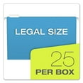 thumbnail image 5 of Pendaflex Recycled Hanging Folders, 1/5-Cut Tabs, Assorted Colors, Letter Size, 25 Per Box, 5 of 8