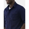 thumbnail image 3 of Ozark Trail Men's & Big Men's Upstream Shirt with Long Sleeves, UPF 50+, Sizes S-3XL, 3 of 5