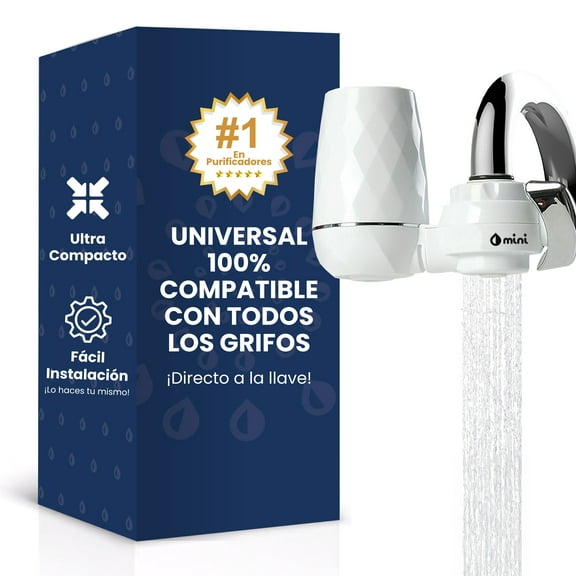 Purificador Filtro De Agua PURA Ultracompacto directo al Grifo, Roscado
