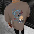 thumbnail image 5 of Summer Hop T Shirts for Men Crewneck Short Sleeve Y2K Graphic Tee Relaxed Fit Streetwear Tops Coffee XXL, 5 of 8