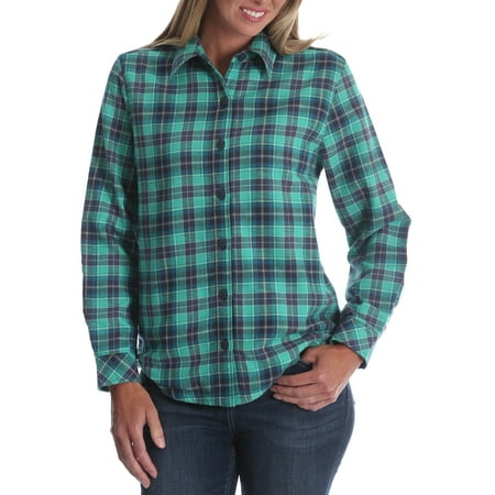 Womens Fleece Lined Flannel Shirt