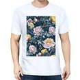 thumbnail image 3 of Basic top Tees For Women Loose Boyfriend ShirtsFlower Casual Blouse round neck, 3 of 5