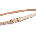 thumbnail image 4 of Beltox Women’s Skinny Leather Khaki Belt Waist or Hips Ornament Size 34, 4 of 4