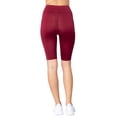thumbnail image 5 of Juniors High Waist Wide Band Active Workout Biker Running Shorts Leggings, 5 of 5