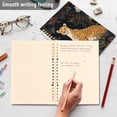 thumbnail image 4 of FORMRS 1-Subject Spiral Notebook 8" x 5" College Ruled 60 Refillable Sheet A5 Hard Cover, Forest Pattern, 4 of 7