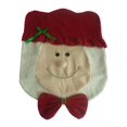 thumbnail image 1 of Protector extraíble y lavable para silla de comedor, para gorro de Papá Noel para decoración navideña / decoración del hogar, funda para asient rojo 2 Soledad Cubierta de silla de Navidad, 1 of 9