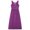 Purple-A, variant on YEAHDOR Kids Girls Knotted Waist Chiffon Flower Girl Dress Sleeveless Wedding Bridesmaid Prom Party Gowns