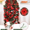 thumbnail image 4 of Guirnalda de flores en forma de enredadera MARTINE MALL, 12 hebras, 30 m, para dormitorio, 4 of 9