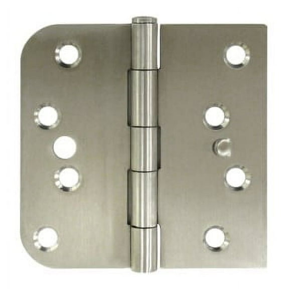 Deltana SS44058TA32D-LH 4" x 4" x 5/8" x SQ Hinge; Satin Stainless Steel Finish