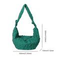 thumbnail image 4 of Bolso de bola de masa para mujer, bolso Hobo con cremallera, bolso cruzado de moda, bolso de compras versátil, 4 of 9