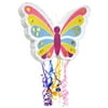Small Pull String Butterfly Pinata, Fairy Party Decorations, 16.5x13.0x3.0 in