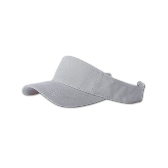 Plain Single Sports Visor- Grey