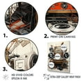 thumbnail image 3 of Designart "Turn In Graphic Form" Turntables & Boom Boxes Canvas Wall Art, 3 of 7