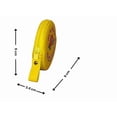 thumbnail image 2 of MONEDERO en forma de MAZAPAN, Diseño de Dulce Tipico Mexicano, Forma Redonda, Color Amarillo, Vini Piel, Moda Kawaii, Estilo Novedoso y Encantador., 2 of 5