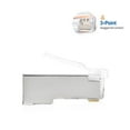 thumbnail image 4 of Cable Matters 100 Pack Shielded Pass Through RJ45 Modular Plugs for Solid or Stranded S/FTP Cable, 4 of 6