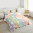 thumbnail image 2 of jejeloiu Cute Cartoon Unicorn Twin Comforter Sets,Kawaii Animal Bedding Set For Girls Reversible 2 Pieces, 2 of 8