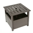 thumbnail image 2 of California Umbrella Sunmaster Series Aluminum Side Table with Umbrella Stand Fillable Base with Bronze, 2 of 7