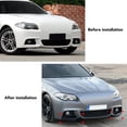 thumbnail image 3 of Bumper Corner Diffuser, Impact Proof Front Bumper Lip Spoiler Reduce Wind Resistance 2PCS  For 5 Series F10 F11 M Sport, 3 of 7