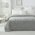 thumbnail image 1 of Mainstays Plush Blanket Gray T, 1 of 5