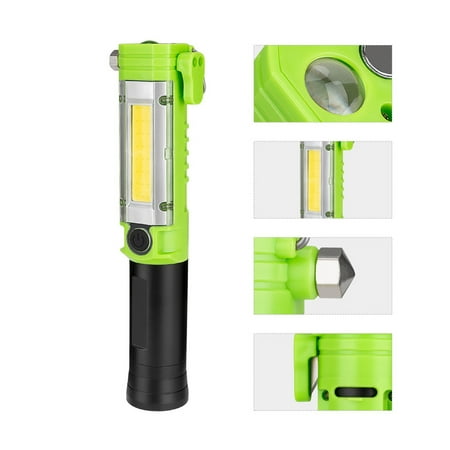 

Alloy Work Light Hand Type COB XPE IPX4 Waterproof Flashlight Camping Vehicle Repairing Lighting Tool Lamp with Telescopic Rod