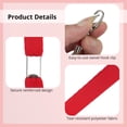 thumbnail image 2 of 100Pcs Lanyards for ID Badges, Bulk Red Neck Lanyards with Swivel Hook Clips, Polyester Flat Lanyards for Kids Adults, Neck Straps for Office, School, Conference, Show, 2 of 6