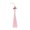 Light Pink, variant on Giaone Unique Han Fu Decoration Fan Themed Tassels Charm for Cultural Event