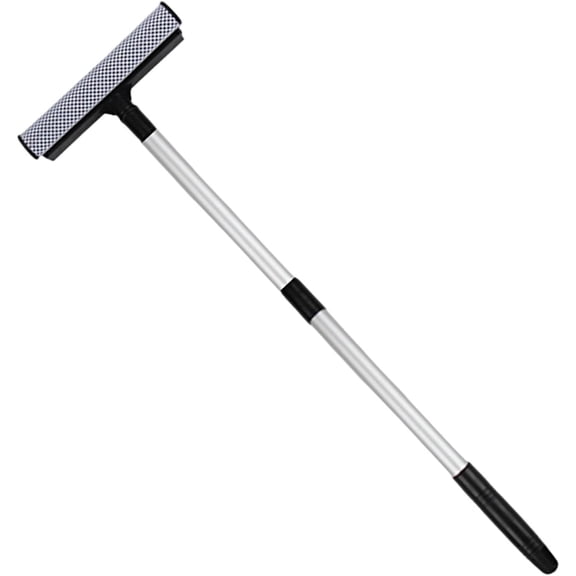 Car Window Cleaner Extendable Squeegee with Sponge for Windshield Glass