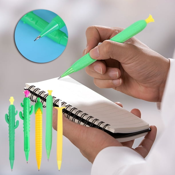 Fiudx Lápiz Mecánico Ergonómico, Diseño Único, Agarre Cómodo, Escritura Suave, Material de Oficina Escolar, Regalo Ideal, Lápiz Automático, Material Duradero, 1 Lápiz Incluido.