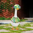 thumbnail image 5 of PEIBang Holiday Porch Goose Outfits,Lawn Goose Clothing Hat and Tutu Collar,Goose Holiday Costume for Patio Yard Decor, 5 of 5