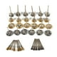 thumbnail image 3 of Cepillo De Limpieza De Alambre De Acero, Juego De Cepillos De Alambre De Acero En Forma De Bolígrafo Con Forma De Rueda De Taza De Bolígrafo 36pcs Para Limpieza ANGGREK Brass Wire Brush, 3 of 8