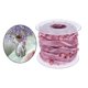 thumbnail image 5 of Rollo de cinta de gasa con cuentas, apliques de cuentas para zapatos de novia, bodas y pasteles Rosa Rosa, 5 of 9