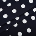 thumbnail image 6 of Patlollav Womens Round Neck Short Sleeve Beach Polka Dot Bandage Long Maxi Dress, 6 of 6