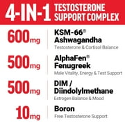 Force Factor Test X180 Supreme, Testosterone Booster for Men to Enhance Performance, Lower Estrogen, Support Muscle, Strength & Libido, 45 Tablets