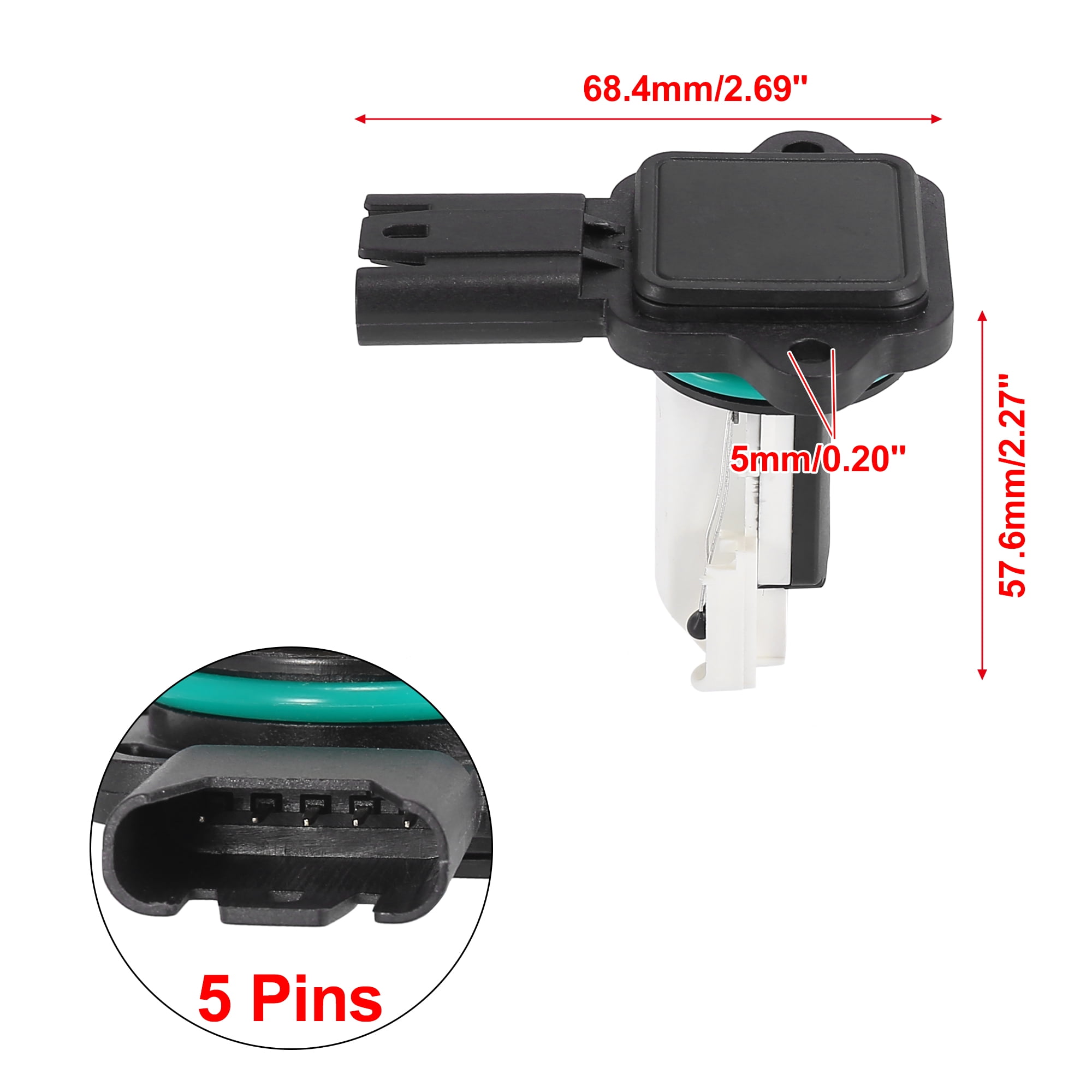 5WK97508 MAF Mass Air Flow Meter Sensor 13627551638 for BMW 323i 2008-2011 for BMW X5 2007-2010 for BMW 328i 2007-2014