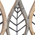 thumbnail image 7 of Joveco Rustic Wood Candle Holder,Christmas Decorations Leaf Candlestick for Table Kitchen Decorations, 7 of 7