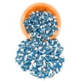 thumbnail image 5 of Bulk Blue Raspberry Flavor Tootsie Roll Frooties Chewy American Taffies Candy Individually Wrapped In Resealable Assortit Bag 5 Lb 735+pcs (80-Oz) - Made In USA, 5 of 5