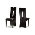 thumbnail image 2 of Baxton Studio Rh5509c-Brun Foncé-Dc Alani Chaise de Salle à Manger Moderne et Contemporaine en Similicuir Brun Foncé - Ensemble de 2, 2 of 5